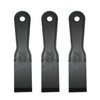 Scraper [3 pieces] Black Length 7.1 x Width 1.5 inches