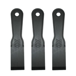 Scraper [3 pieces] Black Length 7.1 x Width 1.5 inches (18 cm) x Width 1.5 inches (3.8 cm) Carbon Plastic Scorch Removal, Peel Off Sticker