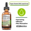SBR Nutrition Vegan Vitamin D3 + K2 (MK-7) Liquid Drops