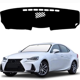 IIKSDII Dash Cover Custom Fit for Le-xus IS250 IS350 2006-2013 Dashboard Cover Non-Slip Pad Dash Board Mat Accessories