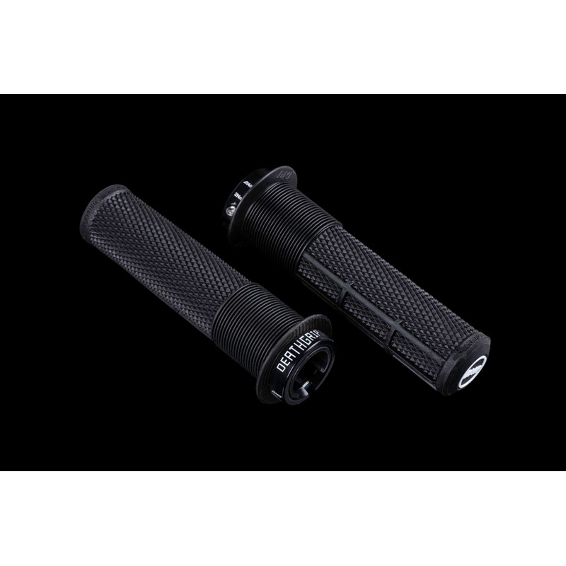DMR Deathgrip 2 Flanged Handlebar Grips (Black, Thin)