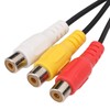 Zopsc Cable S Video de 4 Pines a 3RCA, Cable