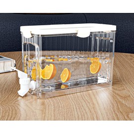 ZNZNANG Juice Bucket Water Dispenser 3.5L,Refrigerator Beverage Cold Water Bucket,Iced Beverage Dispensers