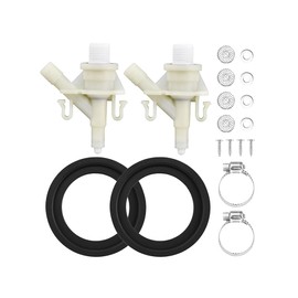 Bibabala Rv Water Valve Replacement, Kit for Pedal-Flush Toilets for Dometic 300 310 320 Series