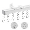 VEVOR Ceiling Curtain Track Set, 11.8 FT/3.6 Meter, Sliding Ceiling