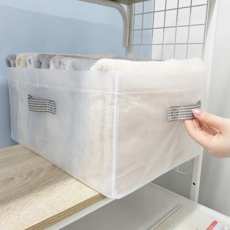 Towa Sangyo Laundry Storage Case L 11.8 x 15.7 x