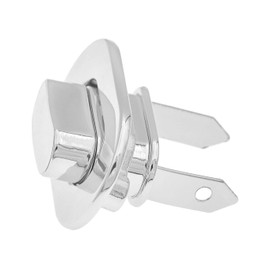 Ohio Travel Bag Turn Lock, 1-1/2 Inch, Nickel Finish, Zinc Alloy, P-2210-NIC