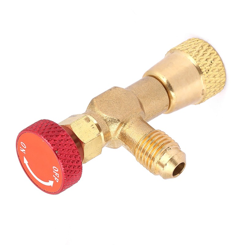 Air Conditioning Safety Valve 5/16in to 5/16in Thread R42/410 Refrigerant