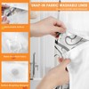 Culudea Fall No Hook Shower Curtain with Snap in Liner,