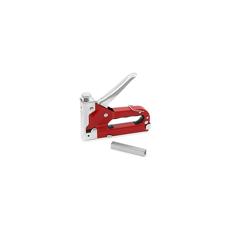 Dritz Home 9052 Heavy Duty Staple Gun, 7/16-Inch with 100