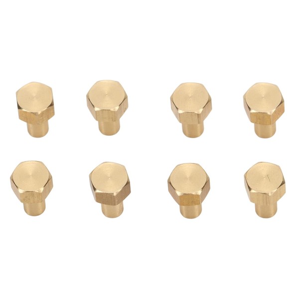 1/24 RC Hex Nut, 8Pcs 1/24 RC Hex Nut Brass