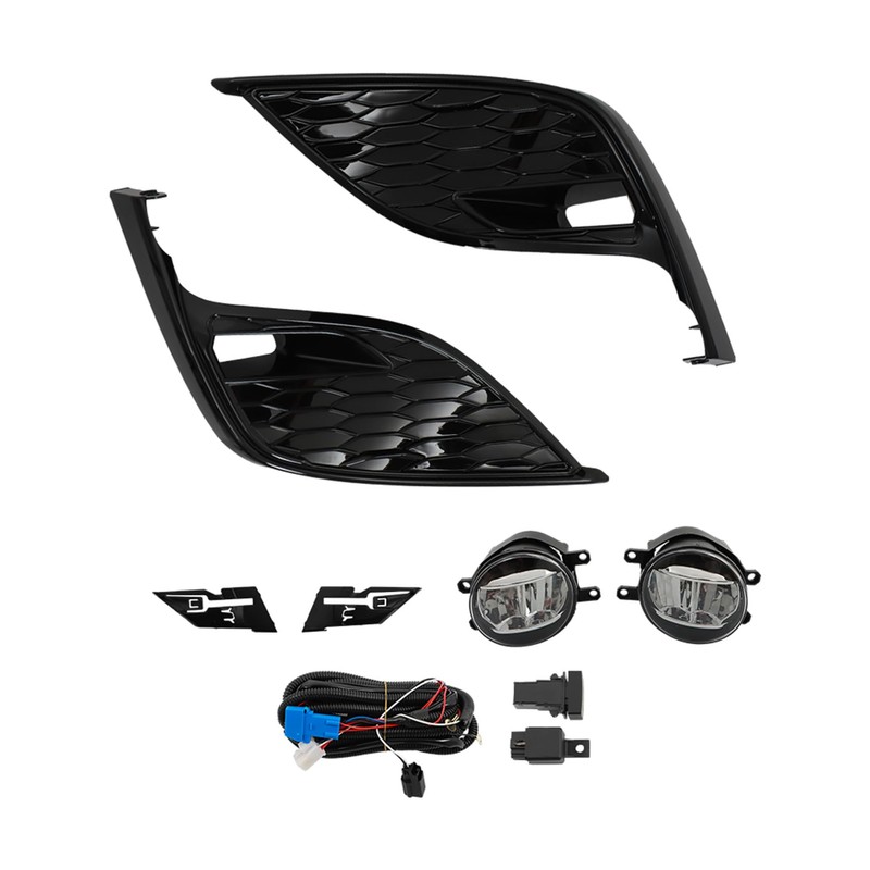Silscvtt 1 Pair Front Fog Light Assembly Replacement for Camry