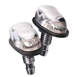 Streetglow ANWCHRD L.E.D Windshield Washer Nozzle - Red