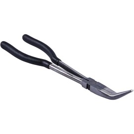 iSeventy9 11" Long 45 Degree Bent Nose Plier Straight Tip Mechanic Grip Tool - Black