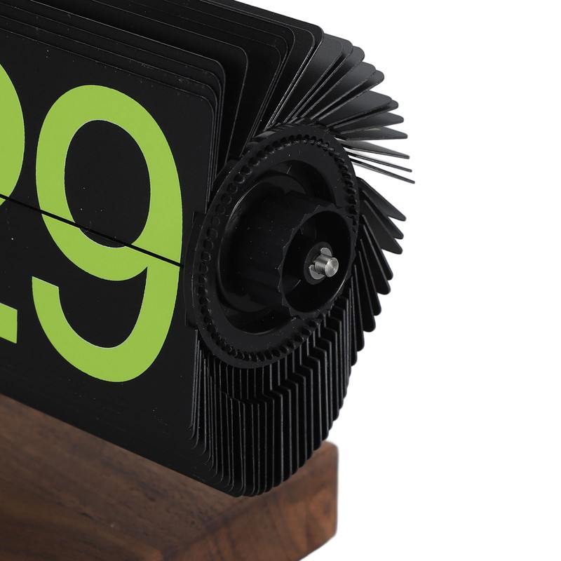 Digital Flip Clock 12h Single Sided Large Numbers Automatic Retro