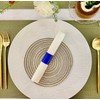 Germiwipe Napkin Band,Paper Napkin Ring Self Adhesive,Silverware Wraps Bands,Pack of