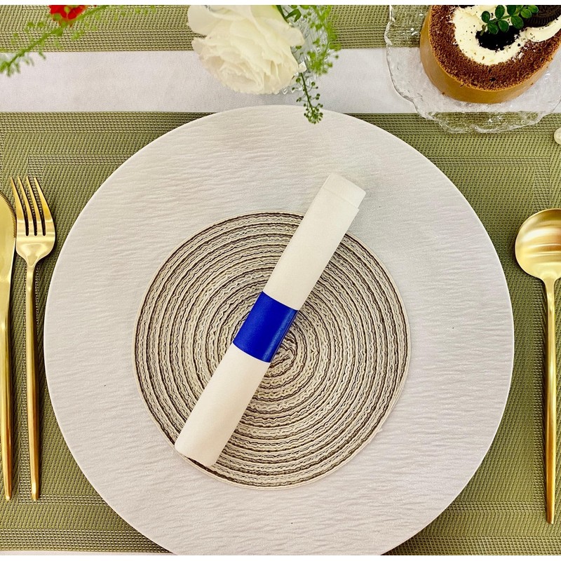 Germiwipe Napkin Band,Paper Napkin Ring Self Adhesive,Silverware Wraps Bands,Pack of