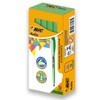 BIC Brite Liner Highlighter, Chisel Tip, Green, 12-Count (BL11-GREEN)