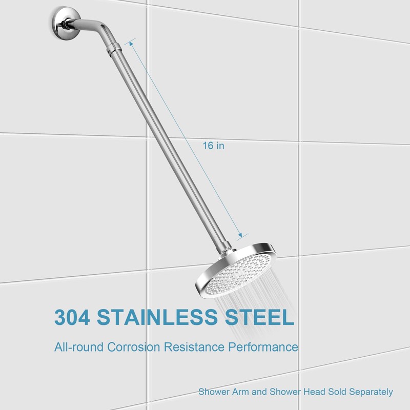 OFFO Shower Head Extension Arm, 16 in Shower Arm Extension