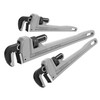 DURATECH 3-Piece Heavy Duty Aluminum Straight Pipe Wrench Set, 10",