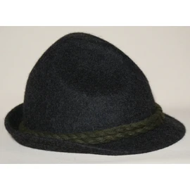 Traditional Hat Dark Grey Loden Hat Grey Fisherman Costume Loden Hat Tricorn Men Women Mountaineering Forester Hunter Hiking Hunting Costume Hiking Hat Forest Leisure Hat Anthracite, gray