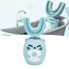 Kids Tooth Brush Cartoon Design USB Charging Food Grade Silicone
