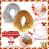 JUNEBRUSHS 600Pcs Christmas Ornament Hooks, Ornament Hangers with Snap Ornament