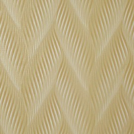 Modern Zig zag Wave Lines Yellow Gold Metallic Faux Fabric Textured Wallpaper 3D