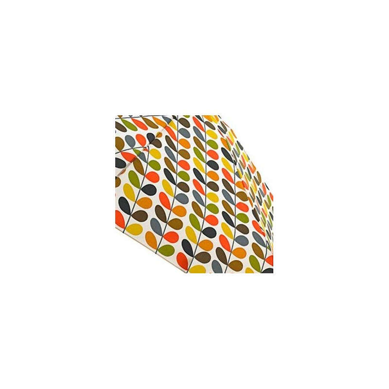 Orla Kiely Multi Geometric Umbrella, 85cm Canopy, Windproof, Adult, Modern