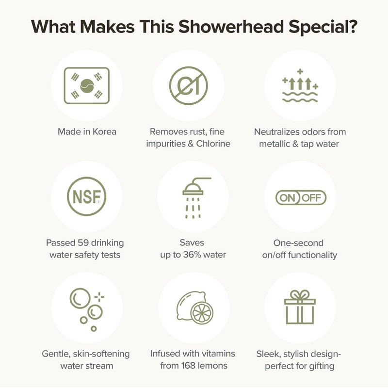 Filtered Shower Head with Handheld - Vitamin C & 3