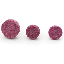 10 x Pink Grinding Wheels 6mm T-Shaped Shank, 25mm / 30mm / 40mm Grinding Stone Polishing Wheel for Rotary Tools