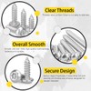 Hilitchi 50 Pcs M5x16mm Stainless Steel Button Head Torx Sheet