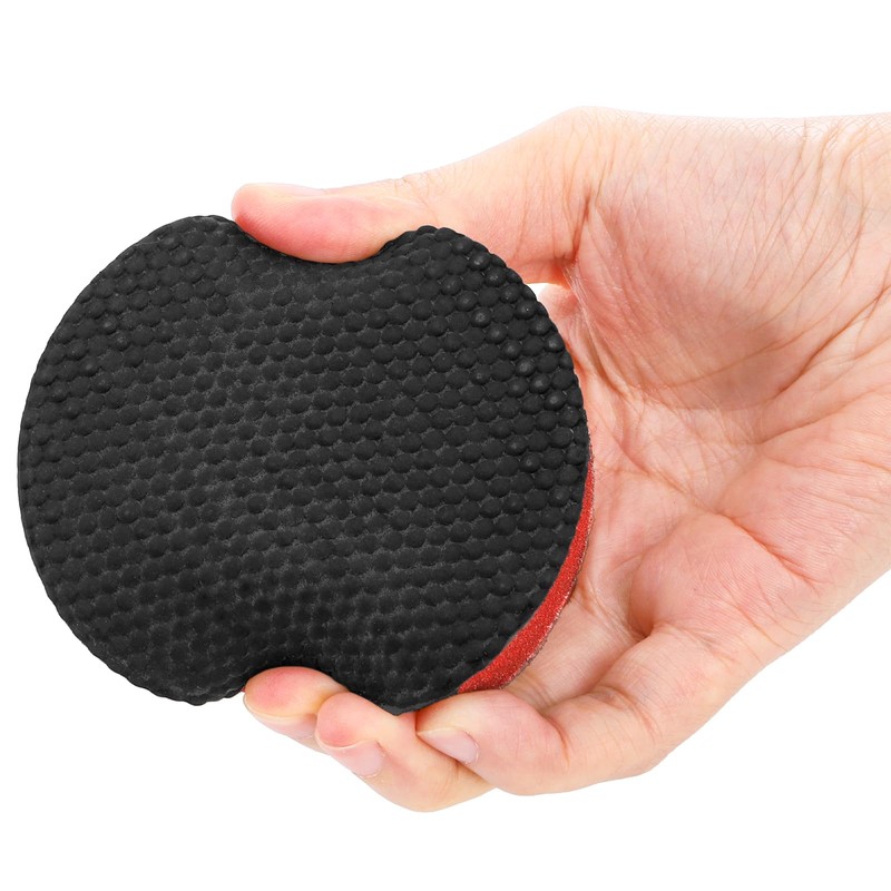 Hedume Hand Clay Bar Pad, 1 Pack Handle with 2