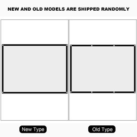 60'' 72'' 84'' 100''Projector Screen 16:9 Portable Foldable Projection Screen with Black Edging and Hanging Holes for Home Theater Cinema Indoor Outdoor Front and Rear Simple Project(72in)