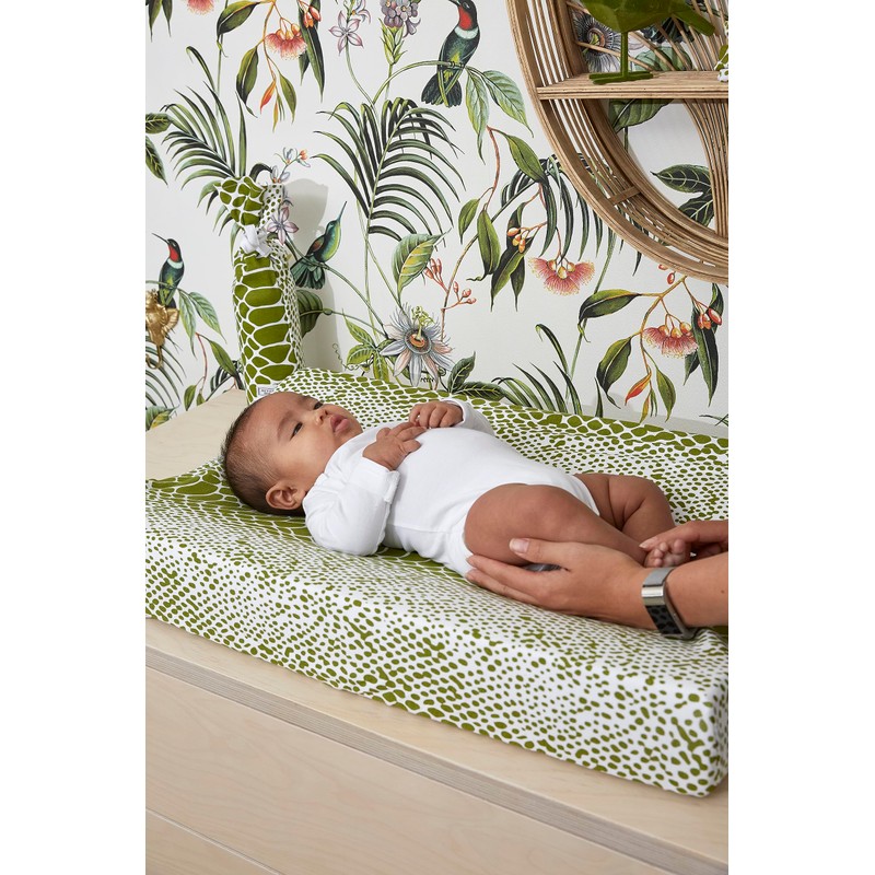 Meyco Baby Changing Mat Cover Snake Avocado 50 x 70