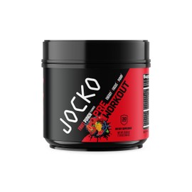 Jocko Fuel Ultimate Pre Workout Powder - Pre-Workout Energy Powder Drink for Men & Women - High Stim Sugar-Free Nootropic Blend to Support Muscle Pump, Energy, & Recovery 200mg Caffeine Fruit Punch
