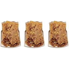 Peanut Brittle 1.6 lbs - Triple Holiday Pack of 9 oz Boxes