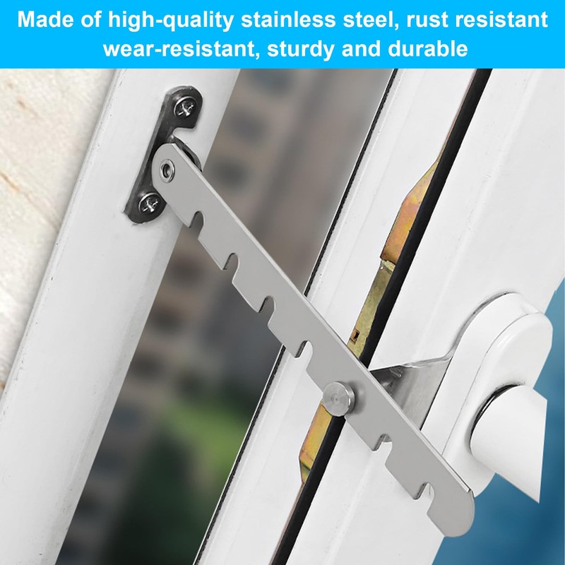 Jortmrd Stainless Steel Window Lock for Tilting Window Tilt Regulator