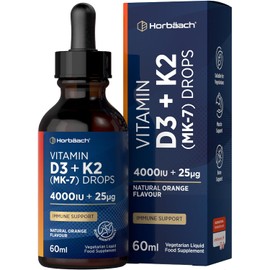 Vitamin D3 K2 Drops High Strength - Orange Flavoured