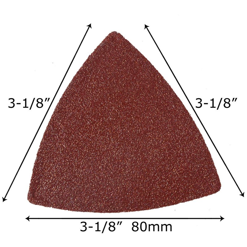XXGO 105 Pcs Triangular 3-1/8 Inch 80mm 60 80 100