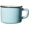 Abbott Collection Enamel Look Stoneware Cappuccino Cup, Green