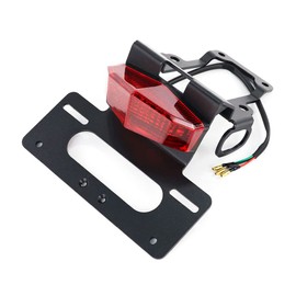 Mantt for Fender Eliminator Fit for 2024 KLX 230R 2023 2022 2021 2020 KLX230R Rear Tail Tidy License Plate Holder with LED Tail Light