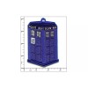 Patchwork Paradise Doctor Who TARDIS Iron-On Patch - Embroidered Sci-Fi