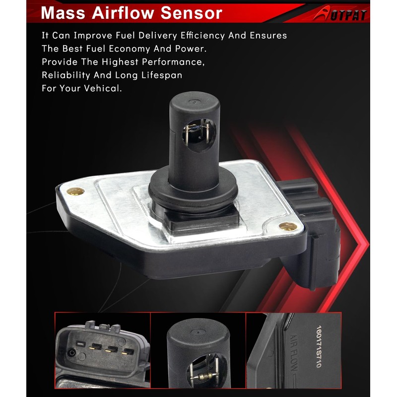 AOTPAT Mass Airflow Sensor for:-Nissan Frontier 1998-2004 Xterra 2001-2004 Pickup