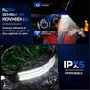 Linterna frontal de 2 piezas, linterna frontal LED de detección