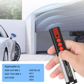 868 MHz Remote Control Garage Door, Remote Control for 4020 TX03-868-4 4020V000, Hand Transmitter for Garage Door, 4-Channel Radio Remote Control Garage Door (2)
