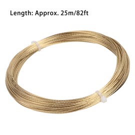 Cut-Out Wire Removal Wire Windscreen Glass Cutting Out Removal Wire 25m/82ft Long Metal Universal Auto Repairing Tool