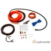 Alphasonik AAK4G Premium 4-Gauge Complete Car Amplifier Installation Kit Hyper-Flex