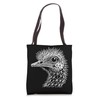 Ostrich Wire Frame Tote Bag