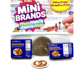 Fill Your Fridge Mini Brands Rare Pretzel Dogs Soft Pretzels 1 Mag  Fill Your Fridge Mini Brands Collection